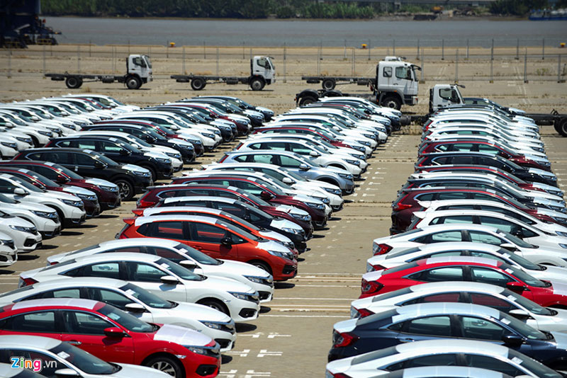 Cận cảnh dàn xe Honda thuế 0% đầu tiên cập cảng TP.HCM